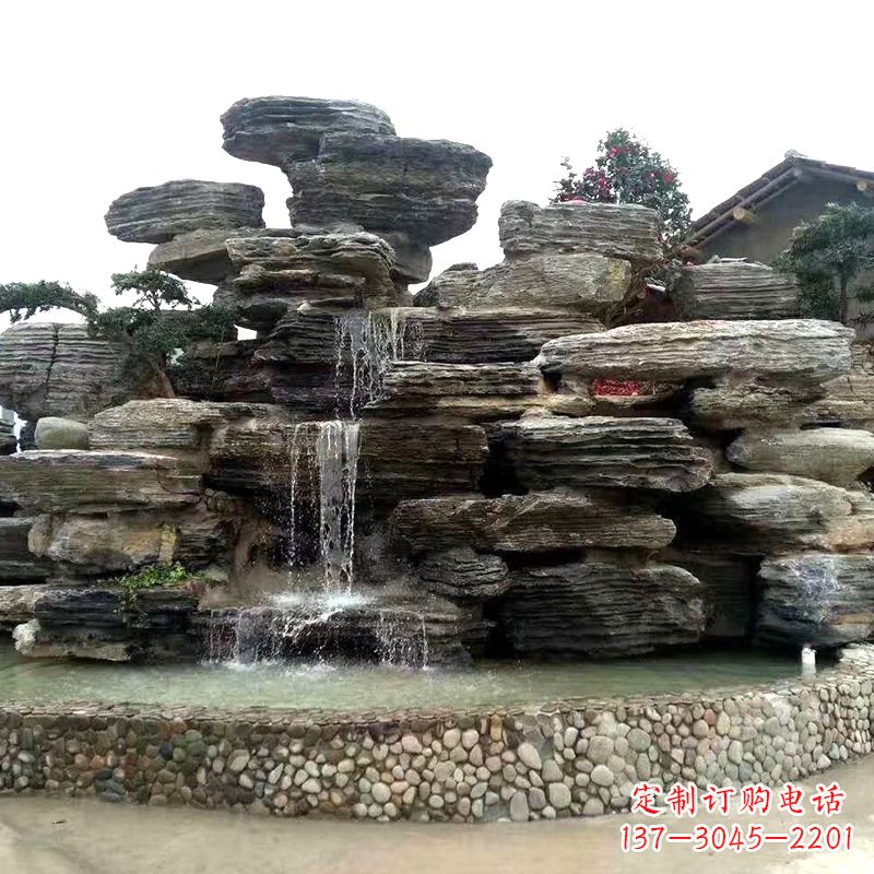 合肥园林塑石假山流水
