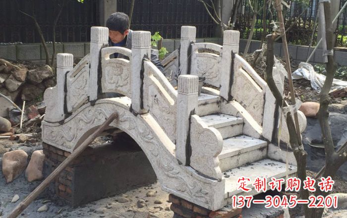 合肥园林小型石拱桥 (2)