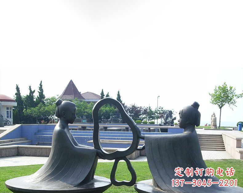 合肥园林铸铜孔融让梨雕塑