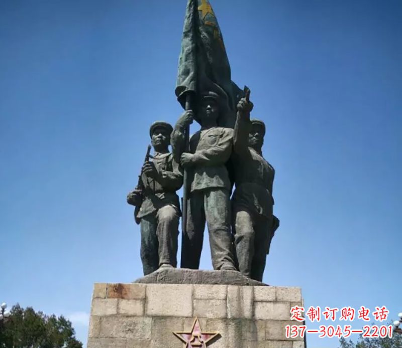 合肥战士革命广场铜雕