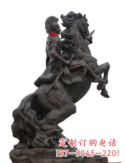 合肥战士与马 铸铜雕塑