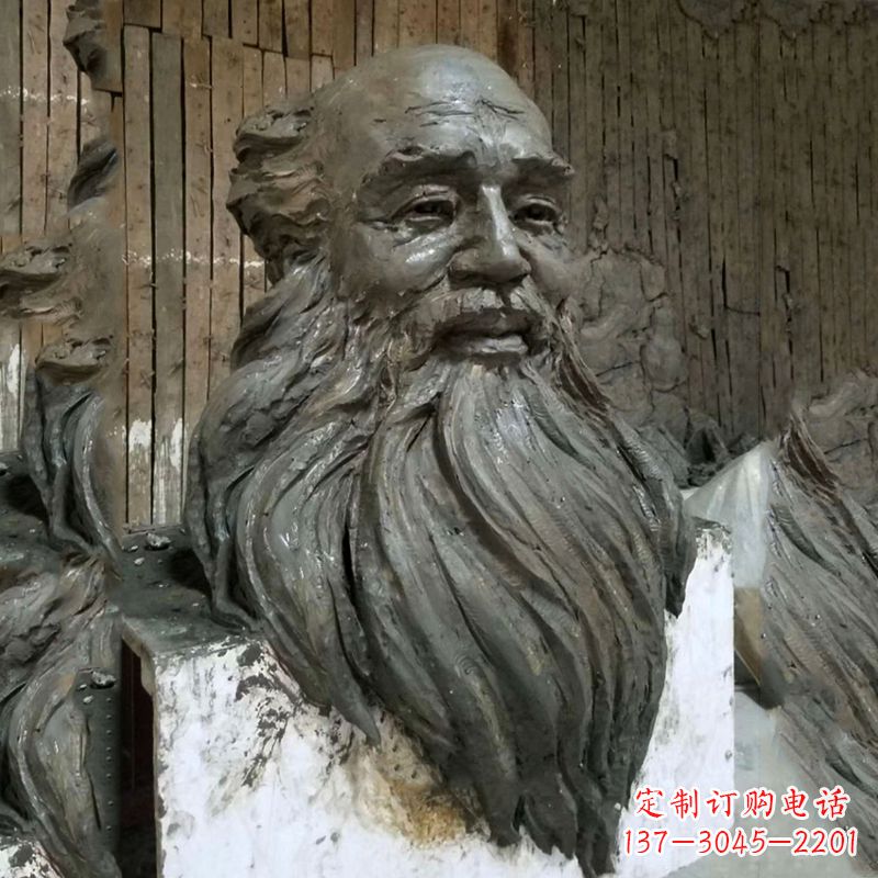 合肥张大千头像雕塑泥稿