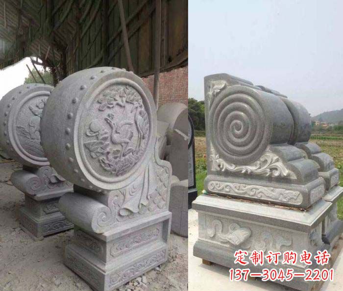 合肥招财抱鼓石大理石门墩