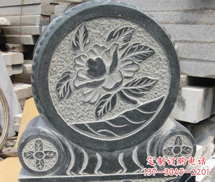 合肥招财抱鼓石仿古石门墩
