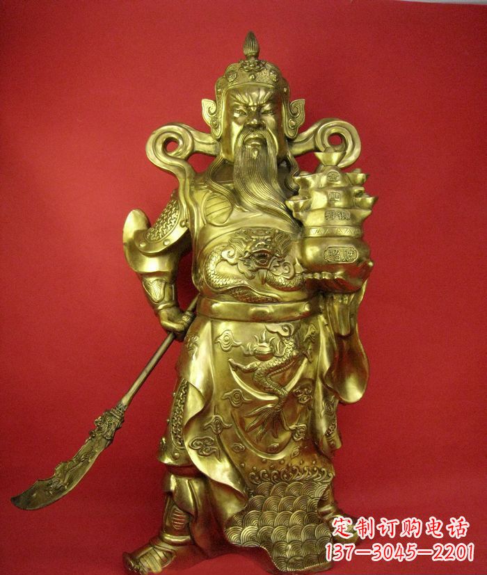 合肥招财关公铜雕