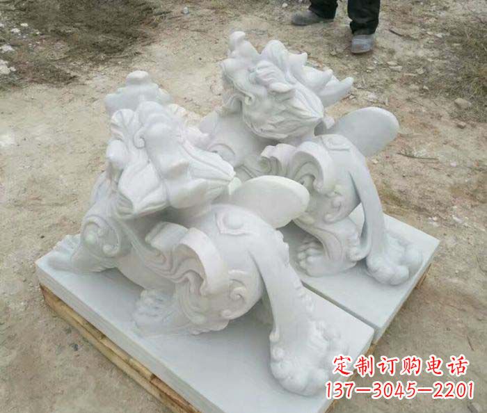 合肥招财进宝立式貔貅门口石雕