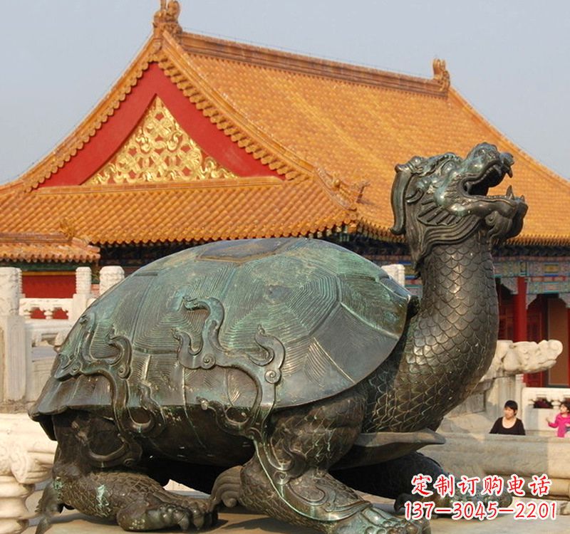 合肥招财龙龟铜雕塑