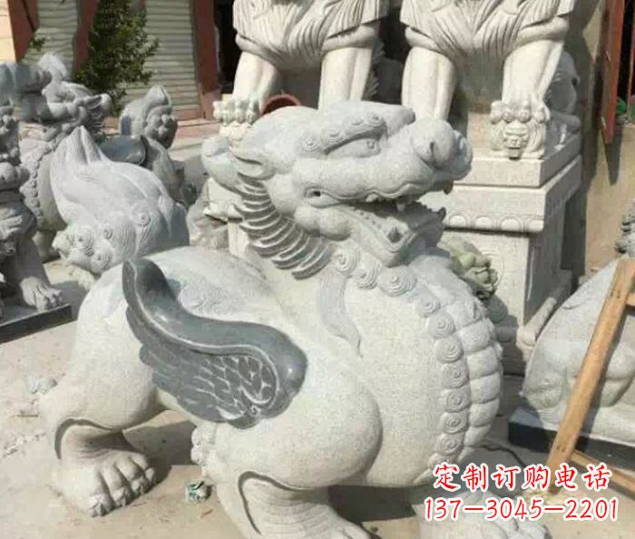 合肥招财神兽仿古貔貅石雕