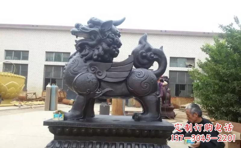 合肥招财神兽貔貅铜雕