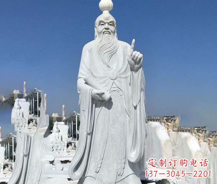 合肥中国春秋时代思想家老子石雕