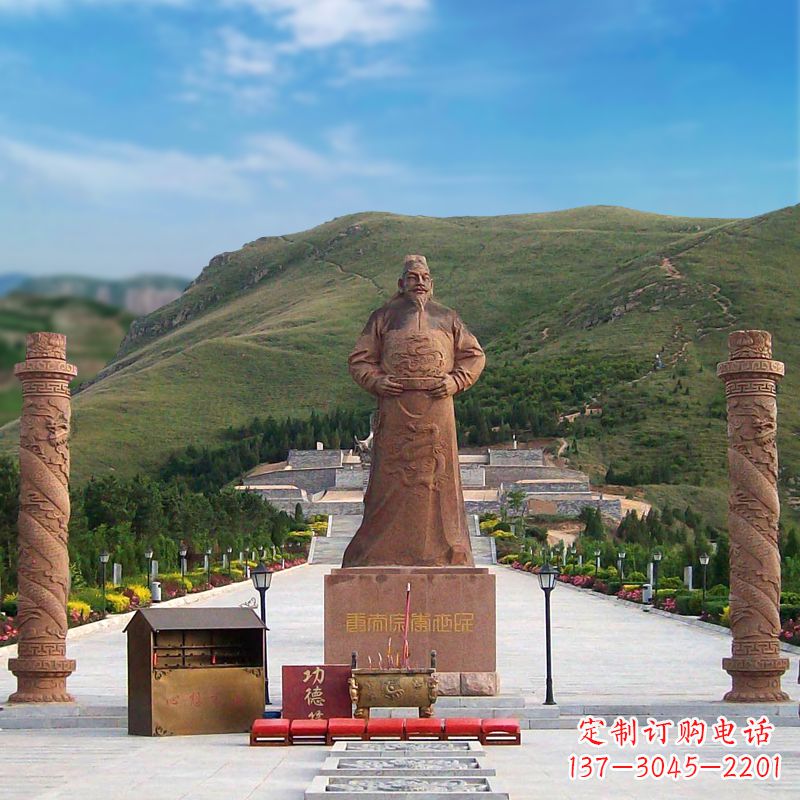 合肥中国历史名人大型李世民景观雕塑