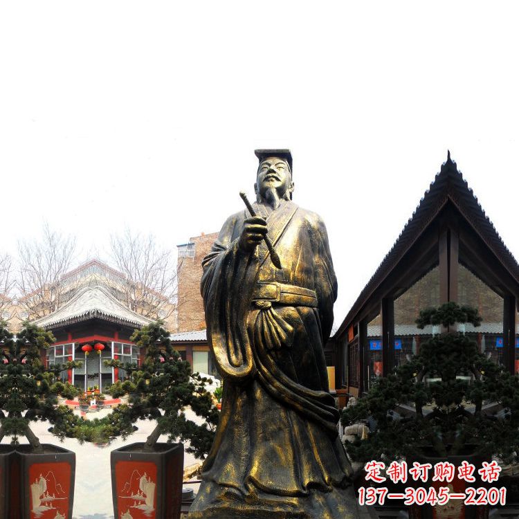 合肥中国历史文化名人书圣王羲之雕塑