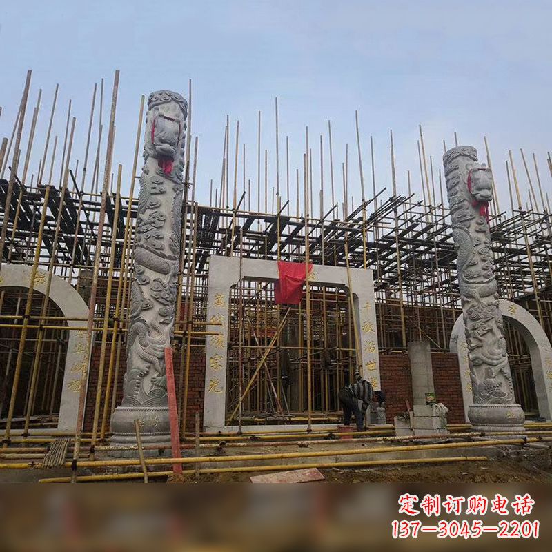 合肥中国龙柱石雕