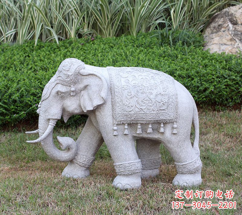 合肥中式石雕大象