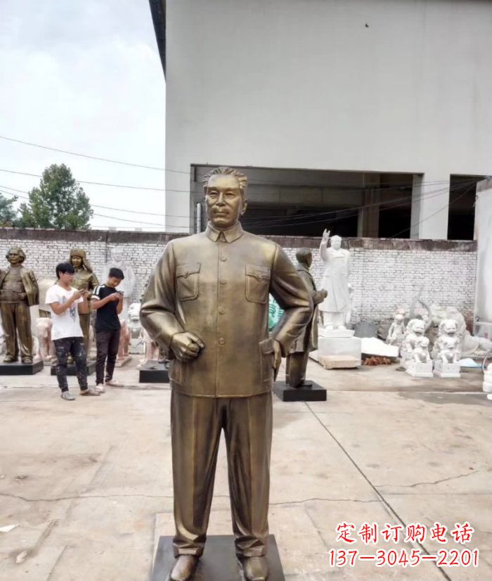 合肥周恩来铜雕 (3)