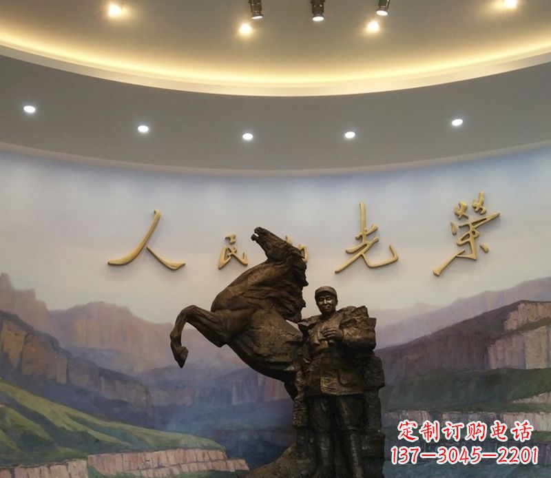合肥朱德人物景观铜雕