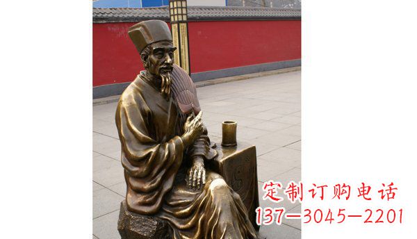 合肥诸葛亮古代名人铜雕