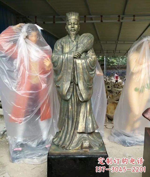 合肥诸葛亮古代人物铜雕