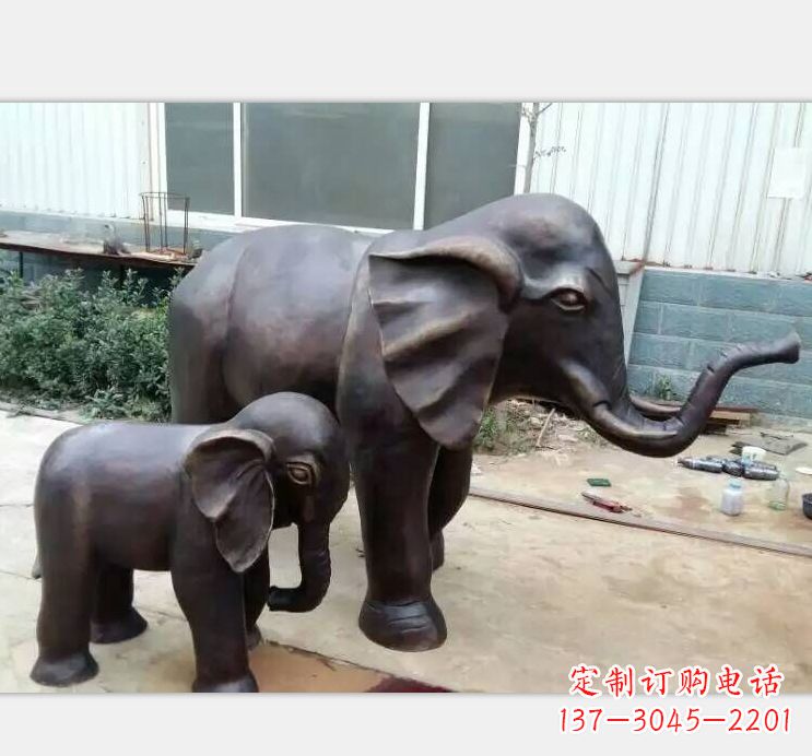 合肥铸铜公园大象雕塑