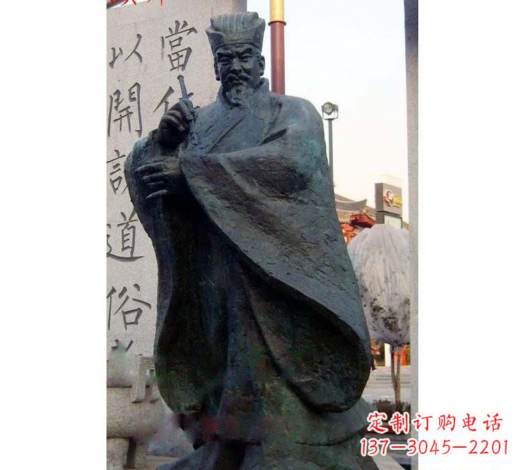 合肥铸铜古代名人颜真卿