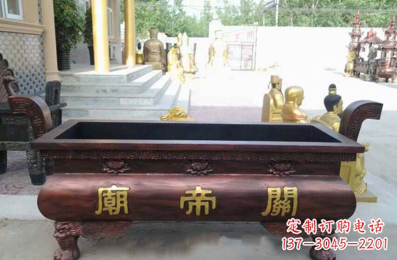 合肥铸铜关帝庙香炉
