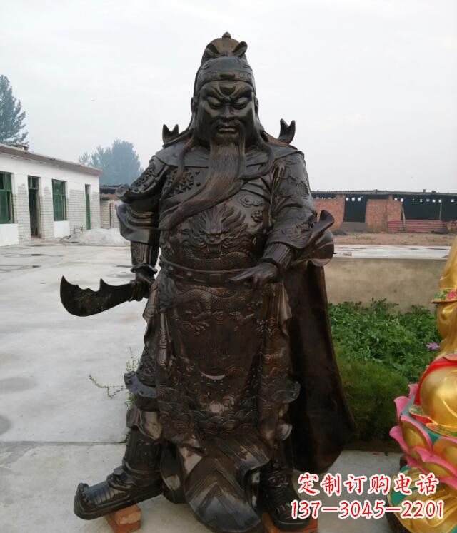 合肥铸铜关公像铜雕
