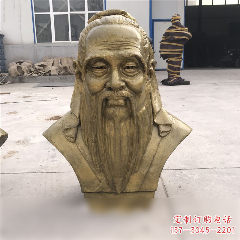 合肥铸铜孔子胸像雕塑