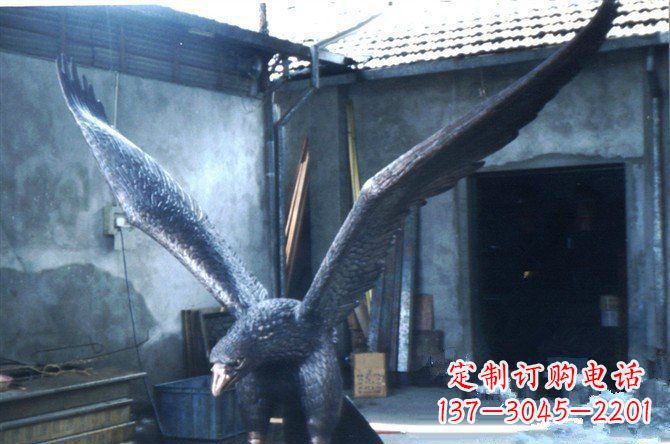 合肥铸铜老鹰企业动物铜雕