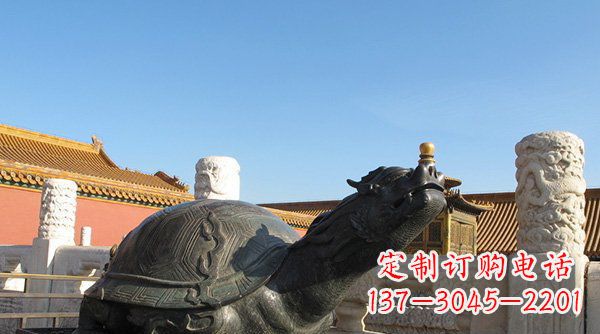 合肥铸铜龙龟寺庙神兽铜雕