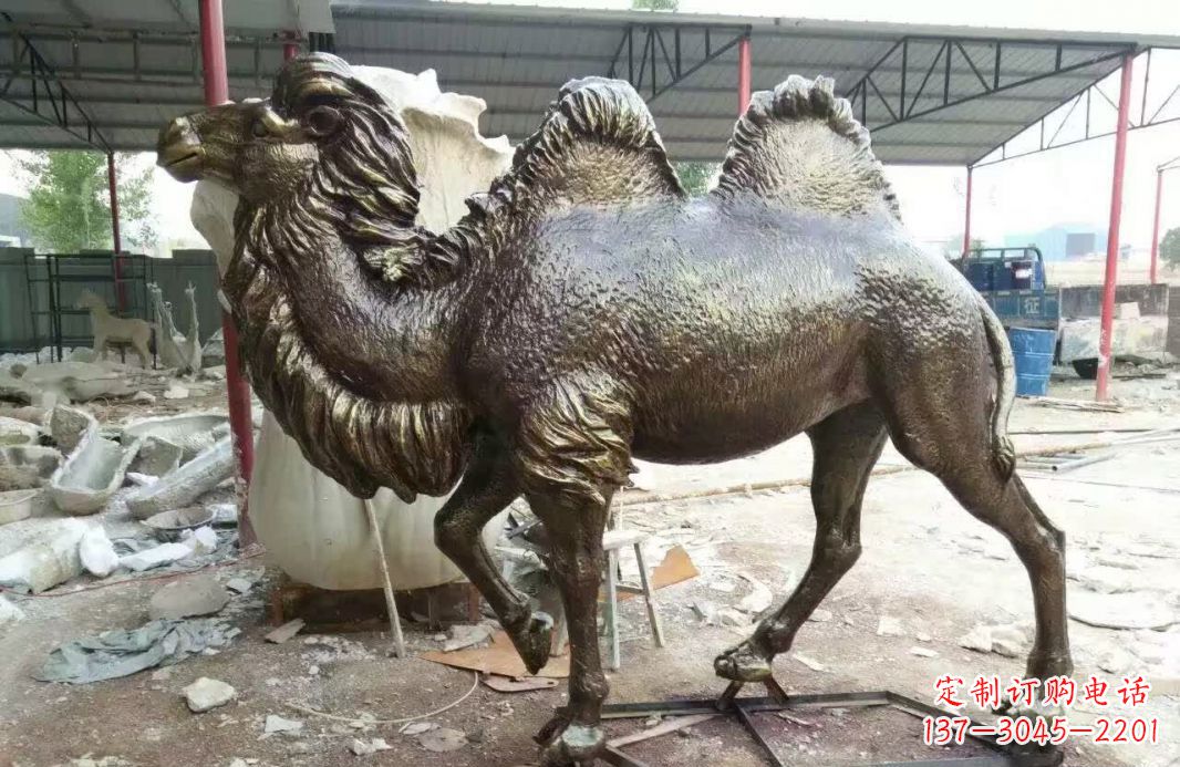 合肥铸铜骆驼雕塑 (2)