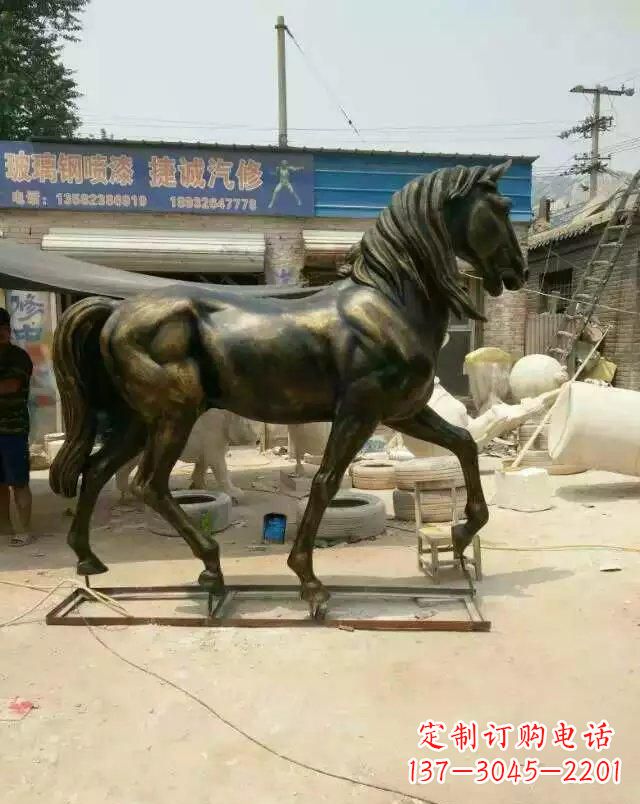 合肥铸铜马雕塑