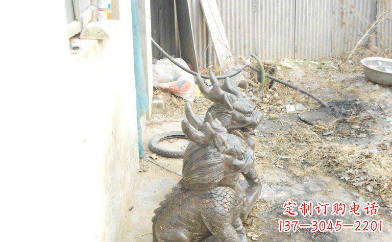合肥铸铜麒麟古代神兽铜雕