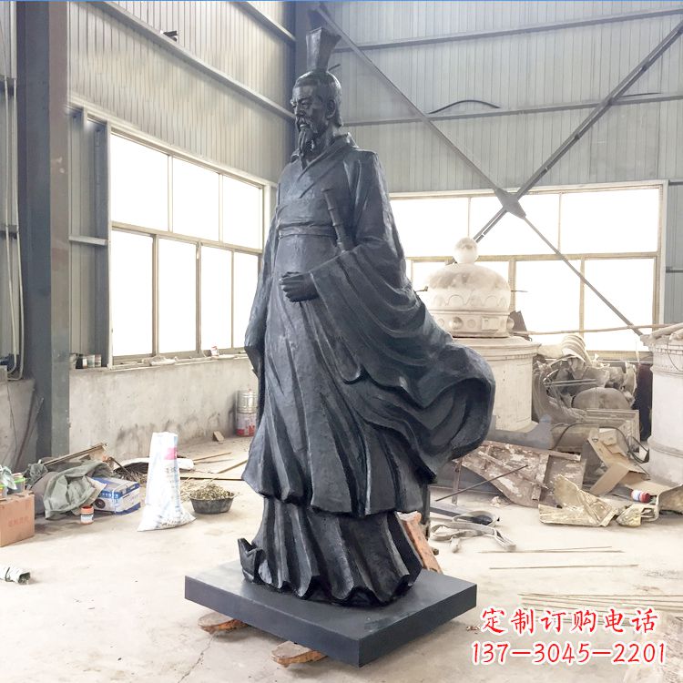 合肥铸铜屈原雕塑