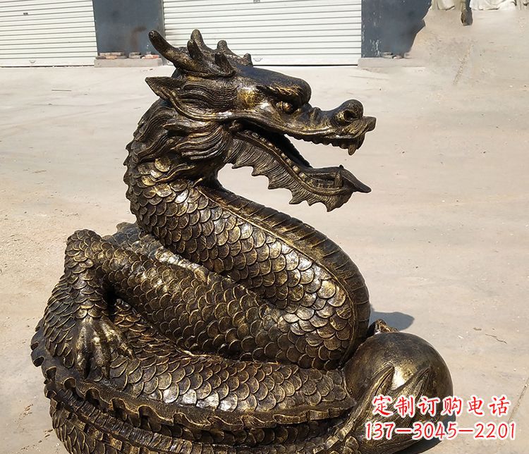 合肥铸铜神龙雕塑