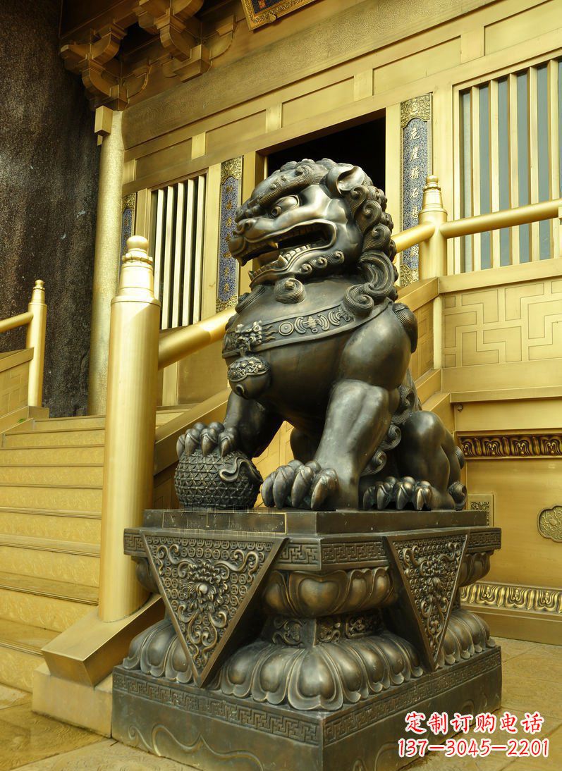 合肥铸铜狮子北京狮铜雕