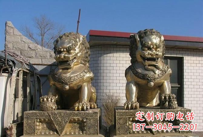 合肥铸铜狮子雕塑