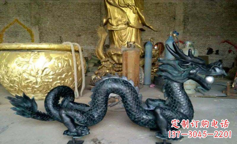 合肥铸铜双龙戏珠广场铜雕