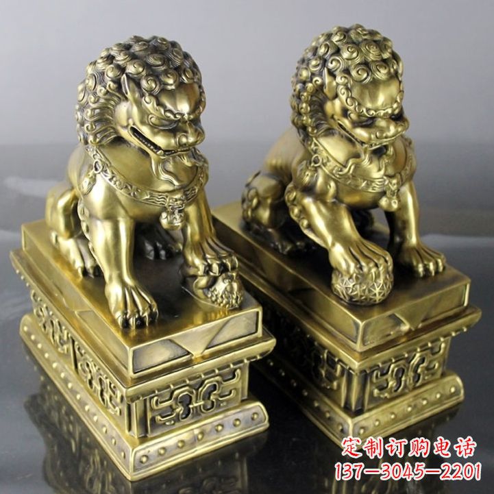合肥铸铜天安门狮子雕塑