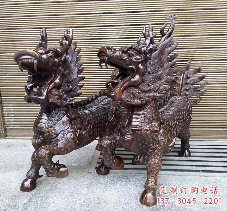 合肥铸铜铜麒麟