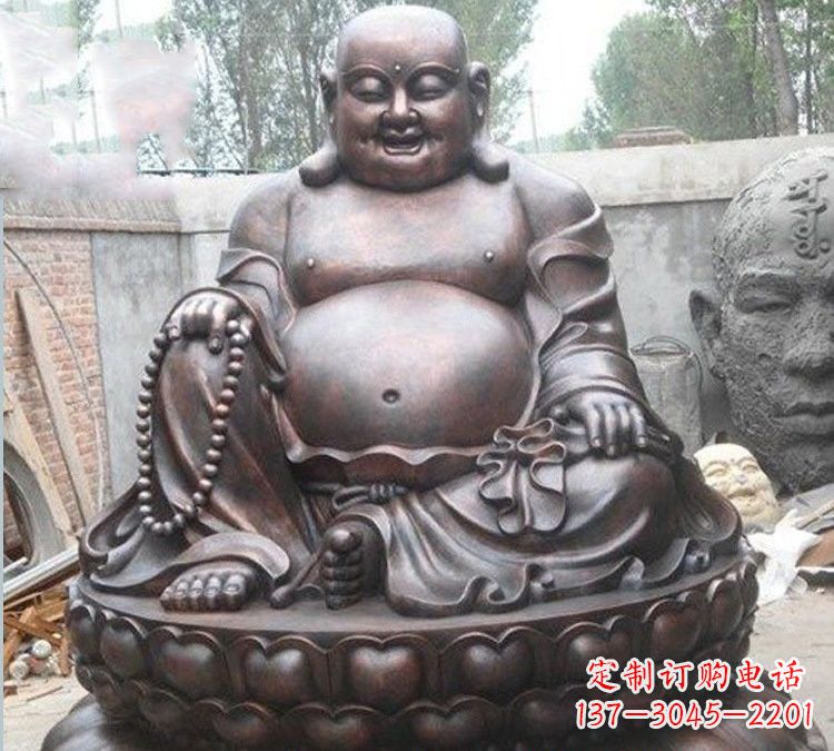 合肥宗教庙宇弥勒佛铜雕222