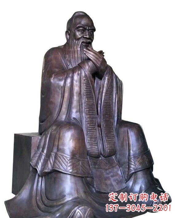 合肥作揖孔子青铜像