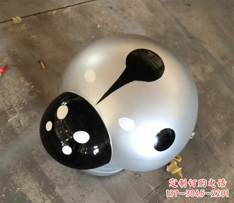 合肥瓢虫雕塑不锈钢