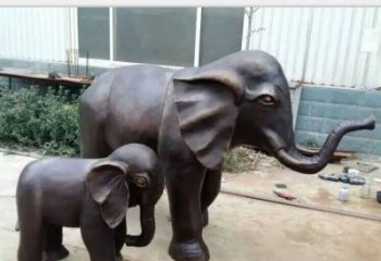 合肥铸铜公园大象雕塑