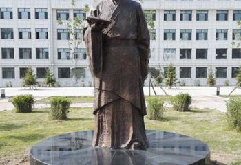合肥祖冲之校园铜雕-纯铜铸造中国古代历史名人著名数学家