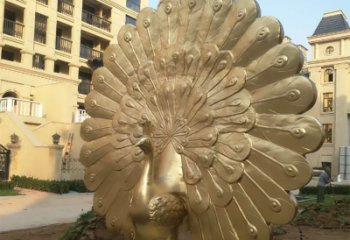 合肥孔雀铜雕塑